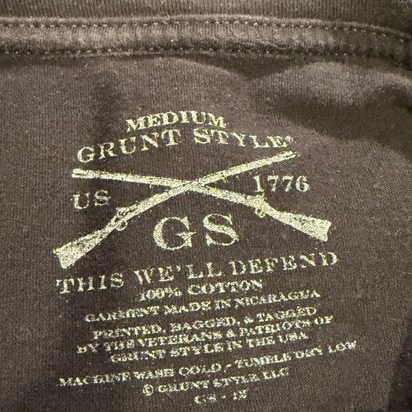 Grunt Style Black and Blue Short Sleeve Tees - Picture 3 of 3